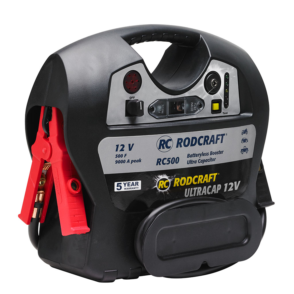 Rodcraft Ultrakondensatoren-Booster RC500 - Starthilfe
