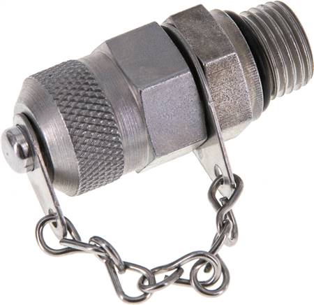 Messanschluss M16x2 - UNF 9/16"-18 (AG), Stahl verzinkt