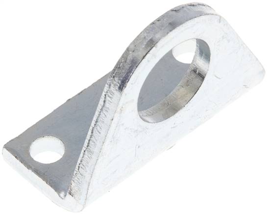 Fußwinkel für 12 & 16mm ISO 6432-Zylinder, Stahl verzinkt