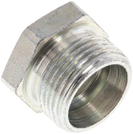 Verschlussverschraubung für Rohre 15 L (M22x1,5), Stahl verzinkt