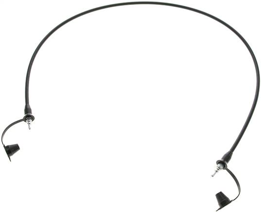 Messschlauch, 800mm, Steckanschluss - Steckanschluss