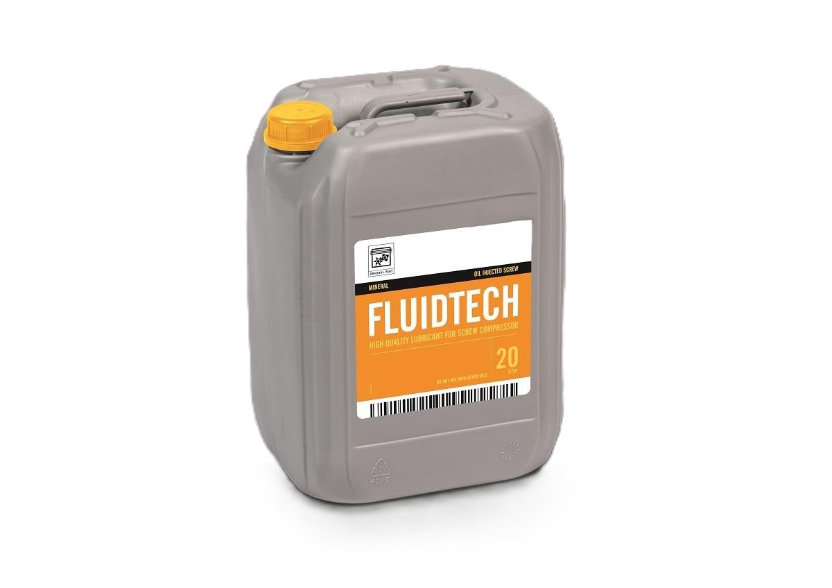 Olio di qualità per compressori a vite FluidTech 20L