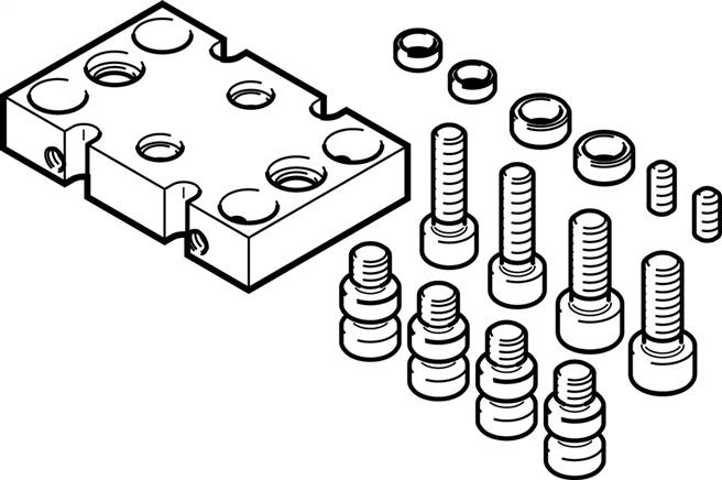FESTO DHAA-G-E8-45-B11-25 (1279418) Adapterbausatz