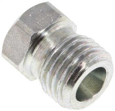 Verschlussverschraubung für Rohre 6 S (M14x1,5), Stahl verzinkt