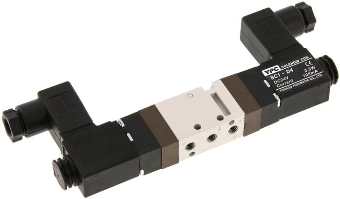 5/2-Wege Magnetventil, M 5, Impulsventil, 115 V AC