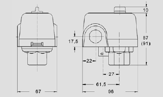Condor Druckschalter Typ MDR 4S/6-EA G1/2