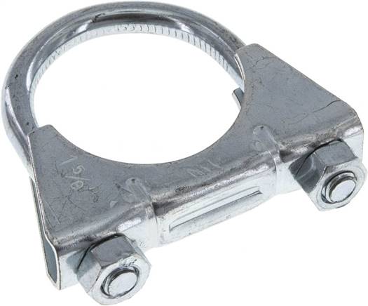 Bügelschelle komplett, 42mm, Stahl verzinkt