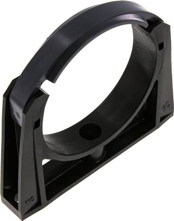 Rohrklemme 110mm, Polyethylen (schwarz)