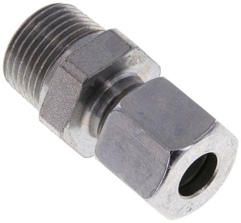 Gerade Schneidringverschr. R 3/8"-8 L (M14x1,5), Stahl verzinkt