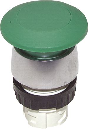 Betätigeraufsatz 22mm, Pilztaster (grün)