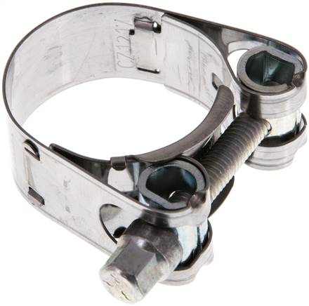 18mm Gelenkbolzenschelle, 31 - 34mm, 1.4016 (W2)