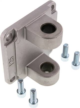 ISO 15552-Gabelschwenkbefestigung 125 mm, Aluminium mit Buchse