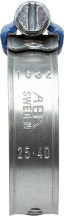 12mm Schlauchschelle 170 - 190mm, Stahl verzinkt (W1) (ABA)