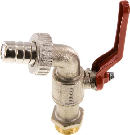 Messing-Kugelauslaufhahn G 3/4"-19 (3/4")mm, -0,9 bis 15bar