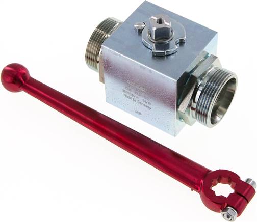 Hochdruck-Kugelhahn, Stahl, 35 L (M45x2), 0 bis 160bar