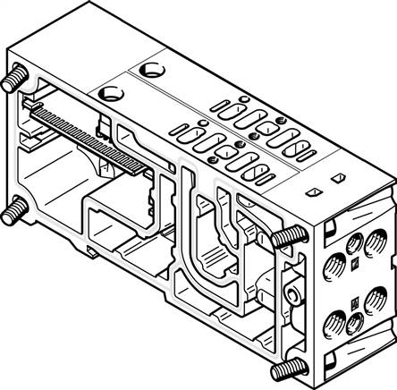 FESTO VABV-S4-2HS-N18-2T2 (546217) Verkettungsplatte