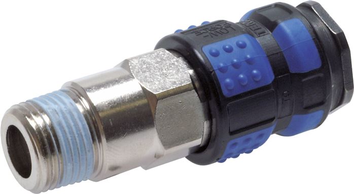 Schnellkupplung (NW7,2) R 1/2"(AG), Kunststoffhülse
