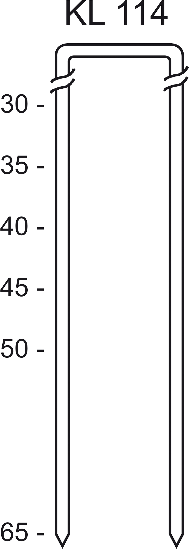 Heftklammer KL 114/50 CNKH/10000 DGKC430025
