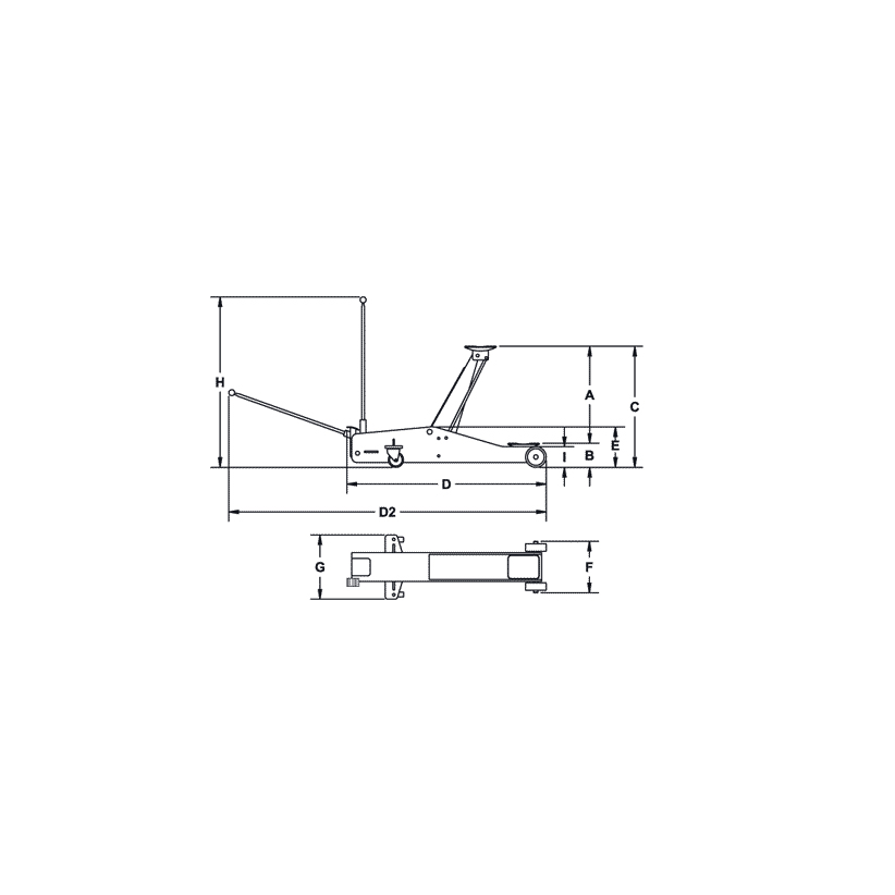 Chicago Pneumatic Wagenheber CP80020