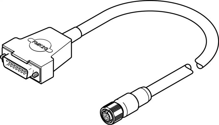 FESTO NEBM-M12G12-RS-15-N-S1G15 (571915) Encoderleitung