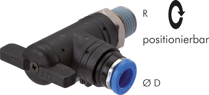 Winkel-Absperrhahn R 1/8"-6mm, IQS-Standard
