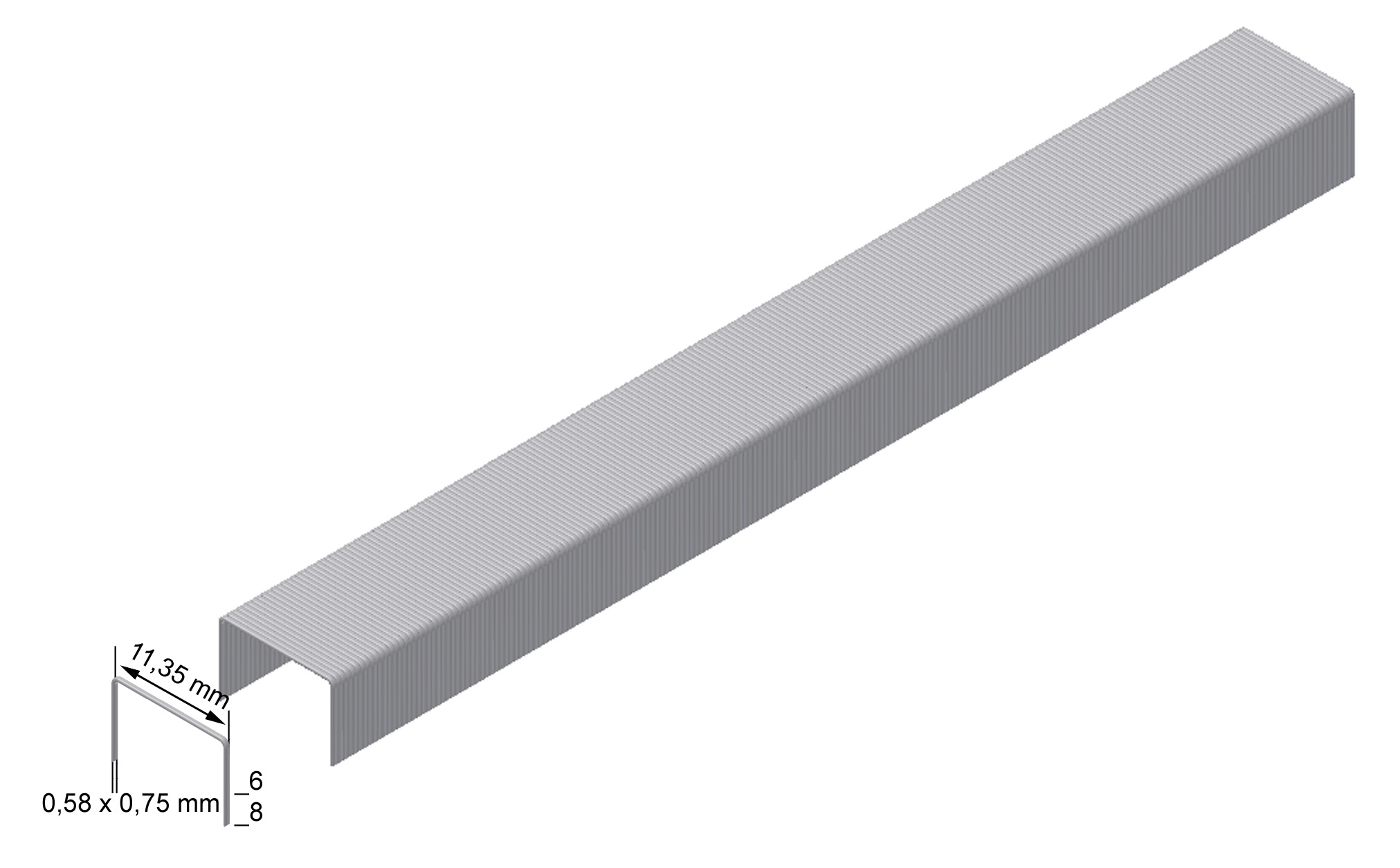 Prebena Heftklammern im Blister VX04CNK-B