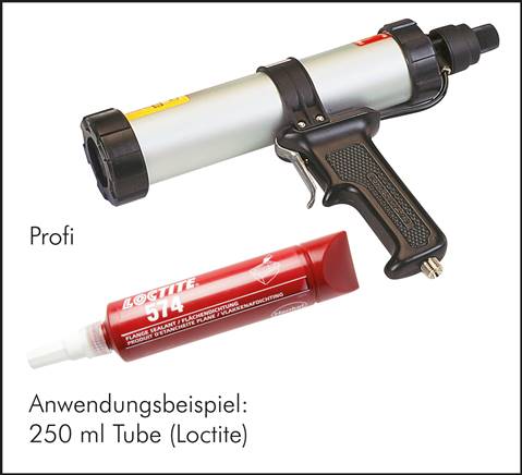 Kartuschenpresse (Loctite), für 310 ml Kartuschen und 250 ml Tuben (Loctite)