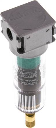 MULTIFIX Feinfilter (Submikrofilter) G 1/4", Multifix 0, Kondensatablass automatisch