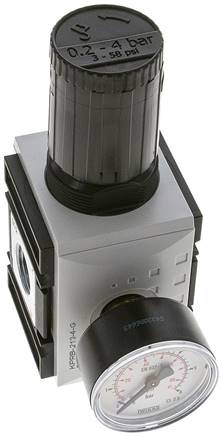 FUTURA Präzisionsdruckregler, G 1/2", 0,2 - 4bar, mit durchgehender Druckversorgung