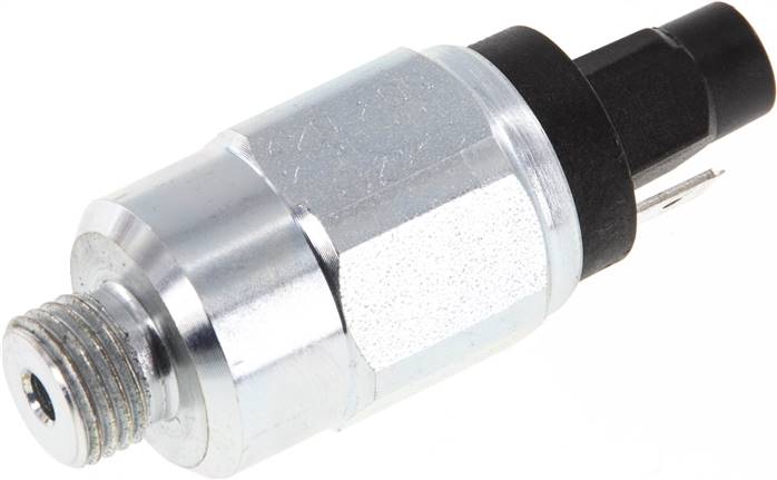 Druckschalter, Stahl verzinkt 50 - 200 bar (Öffner), G 1/4"