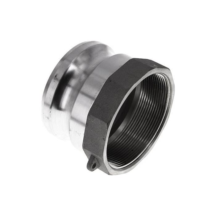 Kamlock-Stecker (A) Rp 3"(IG), Aluminium
