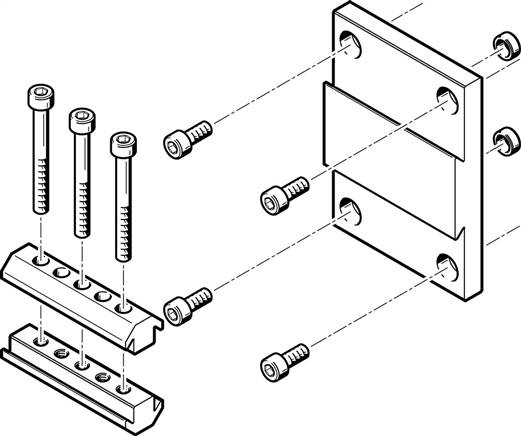FESTO DHAA-D-L-40-H2 (562151) Adapterbausatz
