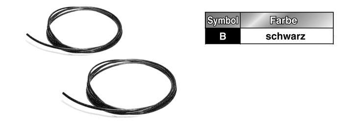 SMC T1075B-100 SMC Nylon-Schlauch, schwarz