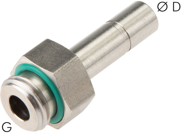 Einschraubtülle G 1/8"-6mm Stecknippel, IQS-ES LE