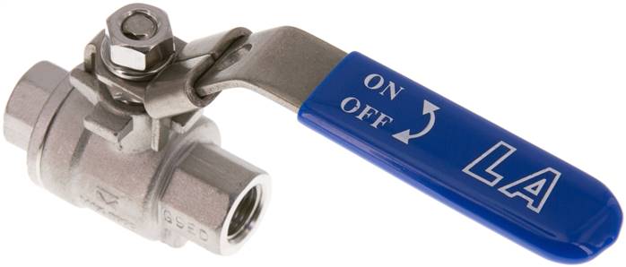 Edelstahl-Kugelhahn, Eco-Line, G 1/4", 0 bis 63bar