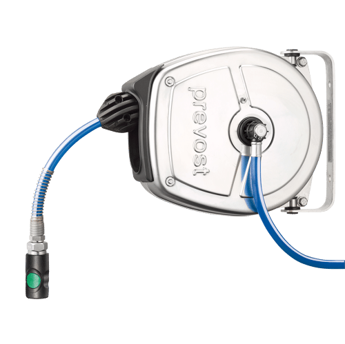 Prevost-Schlauchaufroller für Lebensmittelindustrie DSFI 0805ESHE