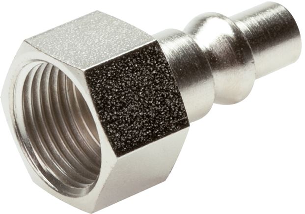 Kupplungsstecker (ARO/ORION) G 1/2"(IG), Stahl gehärtet & vernickelt, NW 5,5