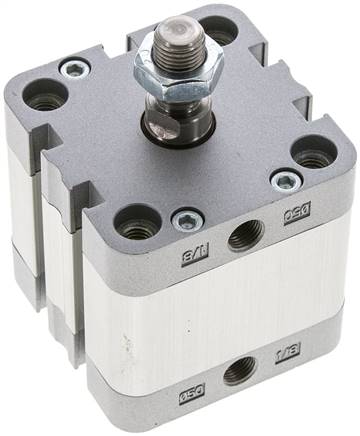 ISO 21287-Zylinder, doppeltw., Kolben 50mm, Hub 20mm, Kolbenstange AG