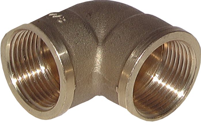 90°-Winkel G 1-1/4" (IG), Messing