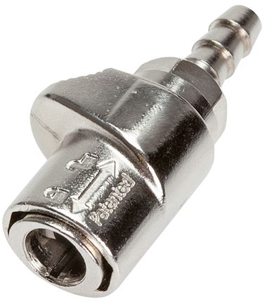 Profistecker mit Doppelklauenhalter - 8 mm Schlauchtülle 8 mm