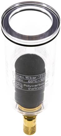 STANDARD Kunststoffbehälter f. Filter, Standard 1, Kondensatablass automatisch