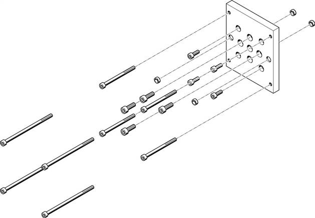 FESTO HAPB-40 (558308) Adapterbausatz