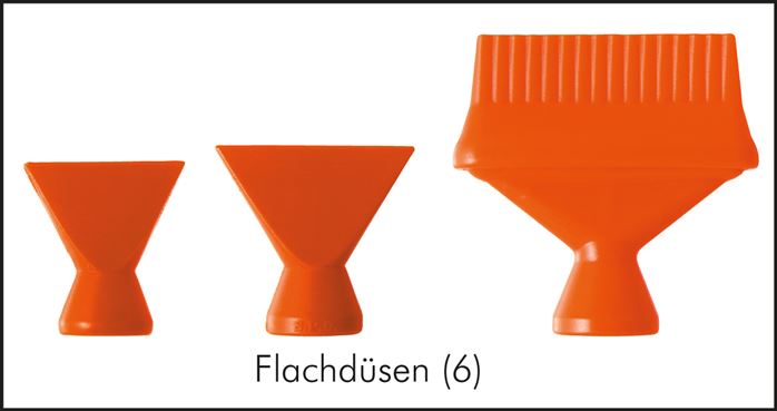 Gelenkschlauch, 1/4", Flachdüse 16 Loch