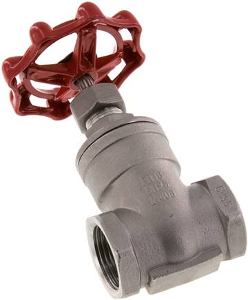 Muffen-Absperrschieber, Edelstahl, G 1", PN 16