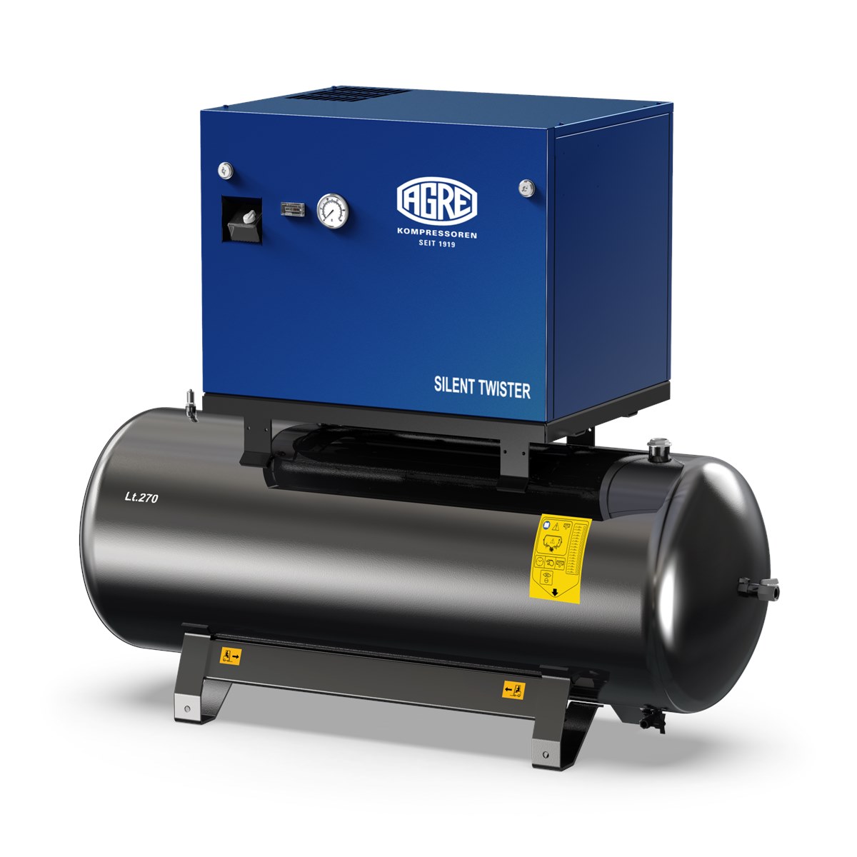 AGRE Kolbenkompressor SILENT TWISTER 600D 270