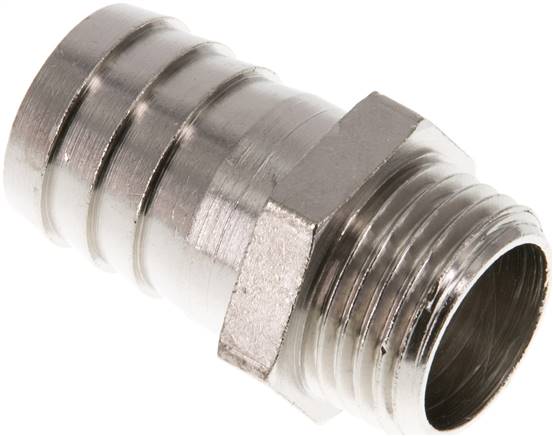Gewindetülle G 1/2"-19 (3/4")mm, Messing vernickelt