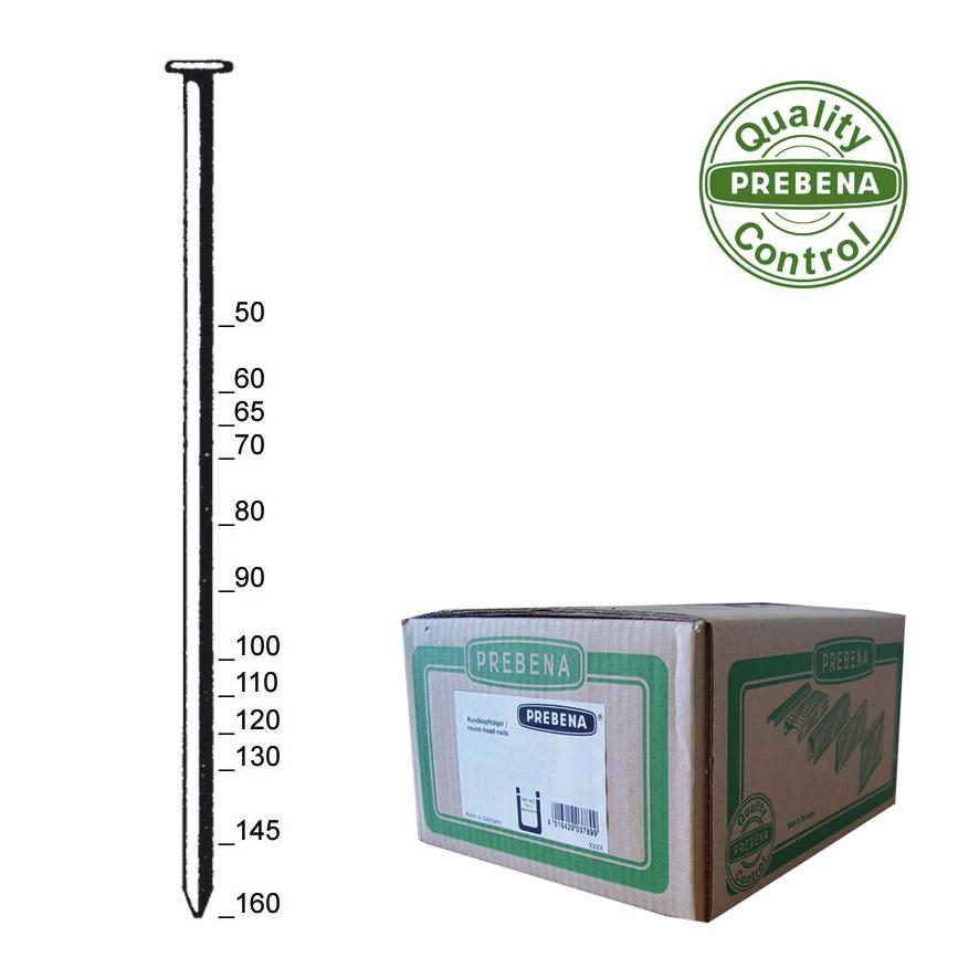 Prebena Streifennägel RK31/80BKRI Ringschaft