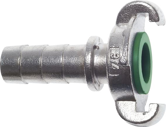 Kompressorkupplung 25 (1") mm Schlauch, Edelstahl, Dichtung FKM