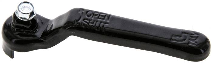 Kombigriff-schwarz, Größe 1, Standard (Stahl verzinkt und lackiert)