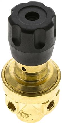 Druckregler, Messing, G 1/4", 0,2 - 3bar (Standard)